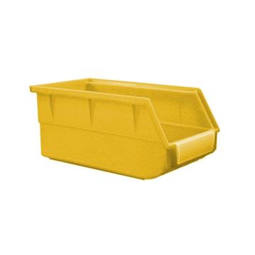 英达斯贝克 背挂式斜口零件盒，4#背挂 尺寸:140×105×75mm,黄色 售卖规格：1个