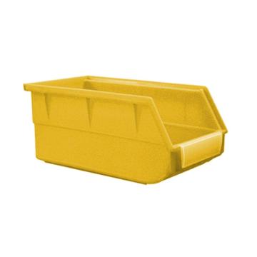 英达斯贝克 背挂式斜口零件盒，3#背挂 尺寸:190×105×75mm,黄色 售卖规格：1个