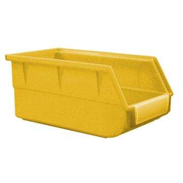 英达斯贝克 背挂式斜口零件盒，1#背挂 尺寸:270×145×120mm,黄色 售卖规格：1个