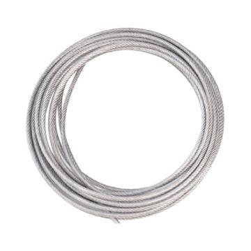 Raxwell 包塑钢丝绳，RMWB0125 不锈钢304钢丝绳Φ10mm，包塑后12mm 售卖规格：1米