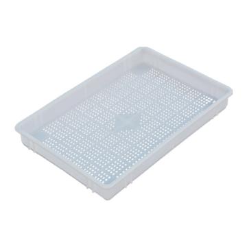 英达斯贝克 塑料方盘，1#镂空冷冻盘 外尺寸:630×430×65mm,白色 售卖规格：1个