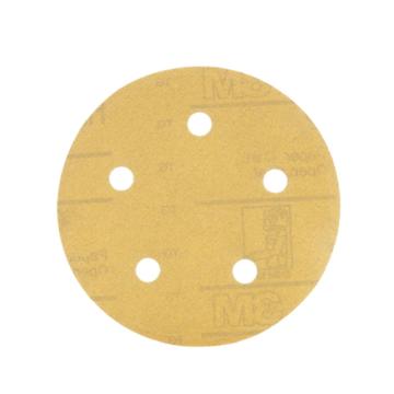 3M 216U背绒砂碟，5寸(Φ127mm)，5孔，180#，60-011-2494-5，100张/盒
