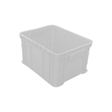英达斯贝克 塑料周转箱，5#加高白色 340×270×195mm 售卖规格：1个