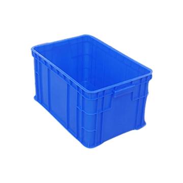 英达斯贝克 塑料周转箱，4#加高蓝色 外尺寸:410×310×225mm 售卖规格：1个