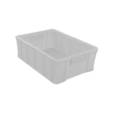 英达斯贝克 塑料周转箱，4#白色 外尺寸:410×310×145mm 售卖规格：1个