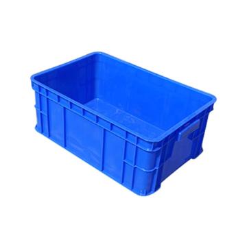 英达斯贝克 塑料周转箱，3#中高篮色 外尺寸:520×350×210mm 售卖规格：1个