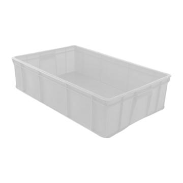 英达斯贝克 塑料周转箱，1#白色 外尺寸:710×455×180mm 售卖规格：1个