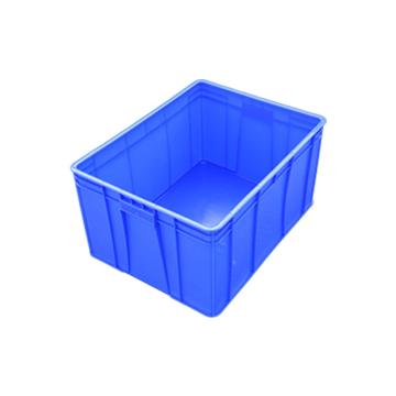 英达斯贝克 塑料周转箱，M19蓝色,1#封闭箱 外尺寸:710×550×375mm 售卖规格：1个