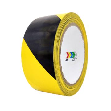 嘉辽 通用型警示胶带，50mm×22m，PVC，黄/黑，EJT3556 售卖规格：1卷