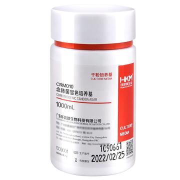 环凯微生物 念珠菌显色培养基，CRM010 1000ml/瓶 售卖规格：1瓶