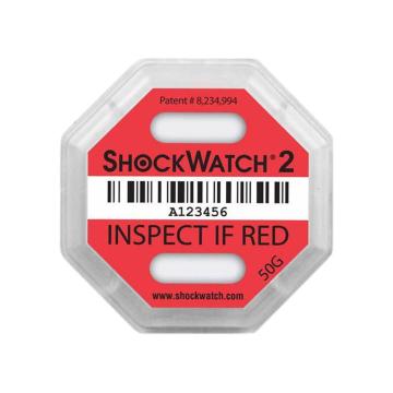 shockwatch 二代震动指示器，shockwatch2-50g，红色 售卖规格：100个/盒