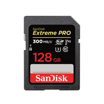 闪迪/SanDisk SD存储卡，SDSDXDK-128G-ZN4IN U3 C10 8K数码相机内存卡读速300MB/s 写速260MB/s 售卖规格：1片