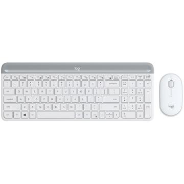 罗技/Logitech 键鼠套装，MK470（白） 无线超薄全尺寸键鼠套装 售卖规格：1个