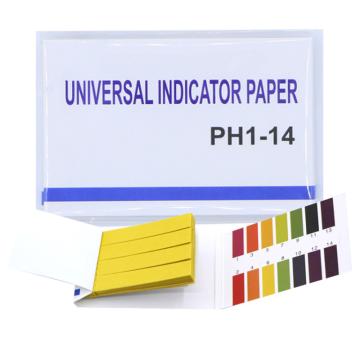 安赛瑞 PH广泛试纸，酸碱度测试纸，1-14，一本装，80片/本，601117 售卖规格：1个