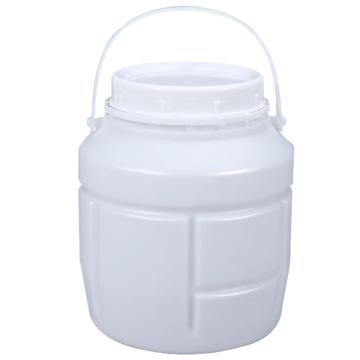 安赛瑞 塑料酵素桶 密封发酵桶调料桶储物罐手提试剂桶酒桶水桶 5L 坛子款，601052 售卖规格：1个