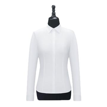 圣凯罗 长袖衬衫，HYC5619-长 女士白色弹力天然竹纤维，35-43 售卖规格：1件