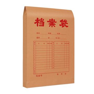 西玛 A4木浆牛皮纸档案袋4cm，6507 侧宽40mm 10个/包 售卖规格：1包
