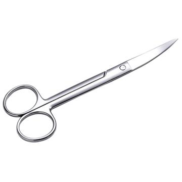安赛瑞 不锈钢剪刀（科研专用）12.5cm 弯尖，600719 售卖规格：1个