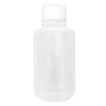 安赛瑞 塑料小口试剂瓶（5个装）实验室小口样品瓶PP透明塑料瓶灭菌瓶 100ml，600714 售卖规格：5个/件