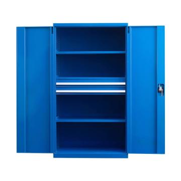 盛悦欣美 重型置物柜，尺寸:1000×500×1800(mm) 蓝色无挂板二抽,每抽屉承载100KG 售卖规格：1个