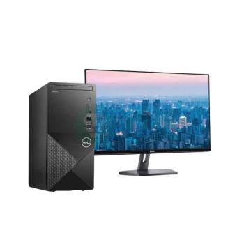 戴尔/DELL 台式机，Vostro 3888 i5-10400 16G/128G+1T /集显/无线/蓝牙/win10-h/3年 定制 21.5寸 套机 售卖规格：1个