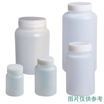 安赛瑞 塑料广口试剂瓶（5个装）带内塞 广口瓶样品瓶分装瓶 500ml，600003 售卖规格：5个/件