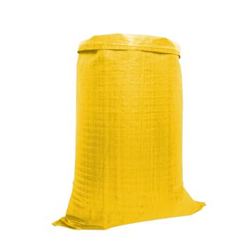 安赛瑞 内覆膜防水编织袋（20条装），黄色，60×107cm，10738