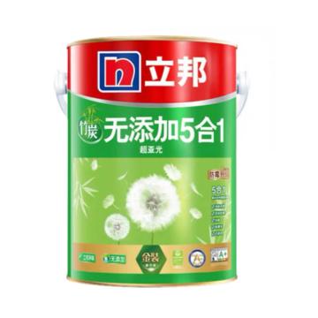 立邦 金装竹炭超亚光五合一面漆，5L/桶 售卖规格：5升/桶