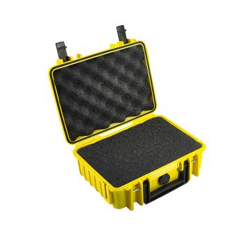 倍威 安全工具箱 手提设备箱防潮箱 黄色，Type 1000/Y/SI 含海绵SI内衬，250x175x95 售卖规格：1个