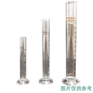 安赛瑞 玻璃量筒，600046 500mL，橙红标高硼硅，量出式 售卖规格：2个/件