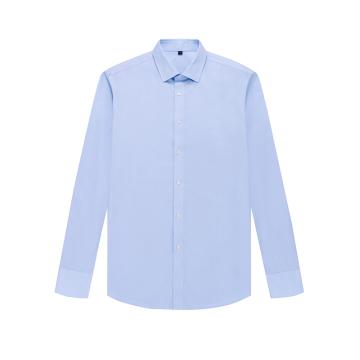 笙谷 长袖商务衬衫，XGSLVF2007-40 女士米通浅蓝100%棉成衣免烫 售卖规格：1件