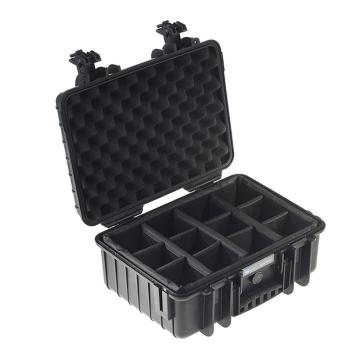 倍威 安全工具箱 镜头收纳箱 防水安全箱 黑色，Type 4000/B/RPD 底部间隔，385x265x165 售卖规格：1个