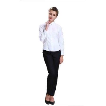 笙谷 长袖商务衬衫，XGZL1001-39 女士白色100%棉液氨免烫 售卖规格：1件