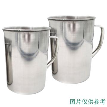 安赛瑞 不锈钢量杯，600136 2000ml，304不锈钢，带把手 售卖规格：1个