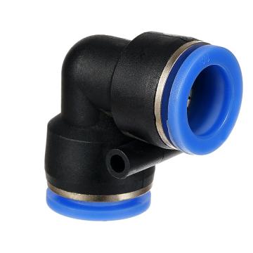 谦华智科 L型气管快插接头，蓝PVG16-14 变径，直角弯，塑料 售卖规格：1个