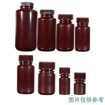 垒固 PP广口塑料瓶（棕色）10个/包，S-014406 250ml 售卖规格：1包
