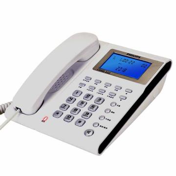 飞利浦/PHILIPS 有绳电话机，CORD222 白色 售卖规格：1台