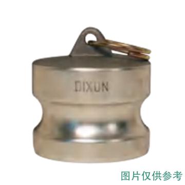 DIXON 标准扳把接头，L100-DP-SS DP型1",防尘塞,不锈钢 售卖规格：1个