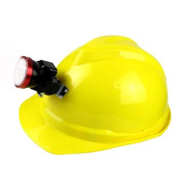 汉盾 V型ABS标准型矿工安全帽，HD-HT13黄色 含矿灯，旋转式帽衬，Y型下颚带 售卖规格：1顶