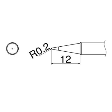 白光/HAKKO 焊咀T31系列，配套焊台FX-100，T31-01BL 售卖规格：1个