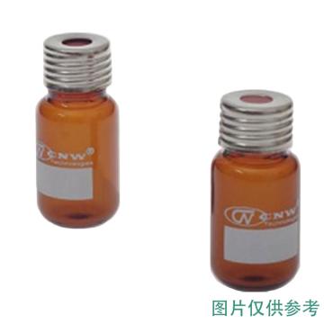 CNW 18mm螺纹口10mL棕色圆底顶空样品瓶（带书写），100只/盒，VAAP-310018EM-2346A-100 售卖规格：1盒
