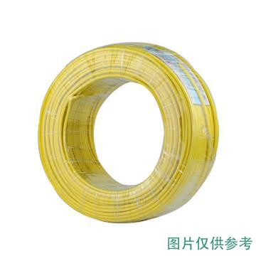 远东 铜芯聚氯乙烯绝缘软电缆，BVR-450/750V-1*6黄，100米/卷