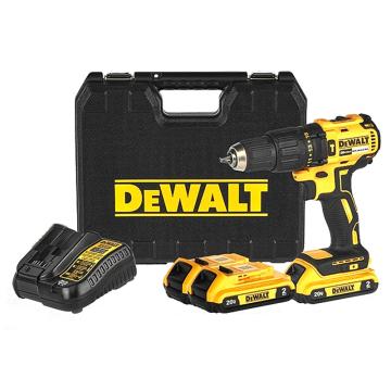 得伟/Dewalt 充电式无刷冲击起子电钻，DCD7781D2 ，最大夹持13mm，65Nm，20V/2.0Ah电池两电一充 售卖规格：1台