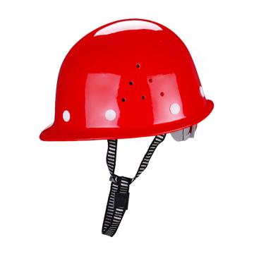 金能电力 玻璃钢安全帽（盔式透气），JN-XY-AQM-BKQ红 售卖规格：1顶