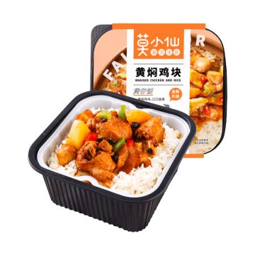 莫小仙 黄焖鸡肉饭， 275g*18盒 整箱起售 单位：箱