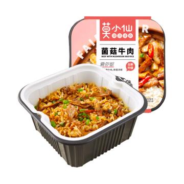 莫小仙 煲仔饭菌菇牛肉味，265g*18盒 整箱起售 单位：箱