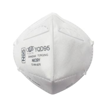 Raxwell 折疊式口罩，NIOSH美標N95級，RXYQD95-F，頭戴式，白色，單片裝，25只/盒（僅供上海）