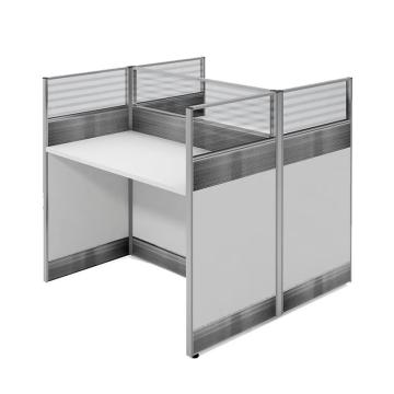 企诺 直形屏风卡位，QN-LB-H2B14 双人位1460*1230*1100mm 灰色 售卖规格：1张