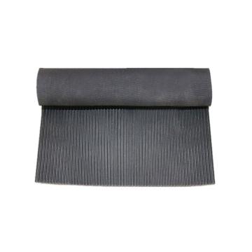 INVOUS 黑色绝缘橡胶板，IS780-80947 条纹防滑型 宽1.2m 长10m 厚6.0mm 售卖规格：1卷