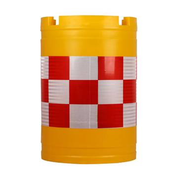 嘉辽 滚塑防撞桶-红白(10个装)，EJT3621QDL10 售卖规格：10个/包